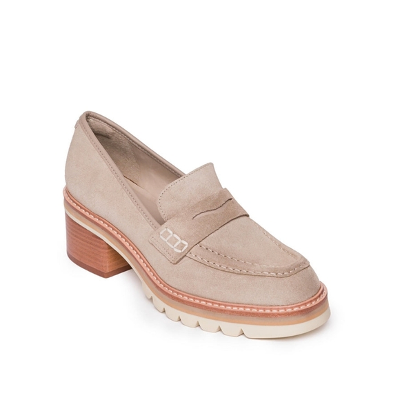 Bernardo Shoes - BERNARDO SELMA LOAFER IN CLAY SUEDE Size 6.5